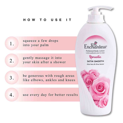 ENCHANTEUR BODY LOTION 500ml ROMANTIC.