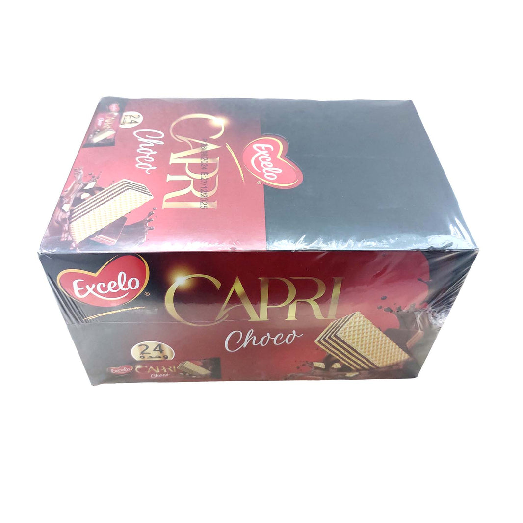 EXCELO CAPRI CHOCO WAFIR 24x45gm