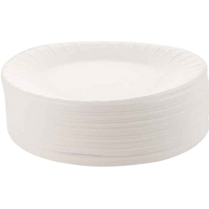 Fijipack Foam Plate, 25 Pieces