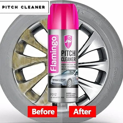 Flamingo Pitch Cleaner Spray - FO12 - 450ml Car Cleaning Asphalt Cleaner for Remove Dirt Stains