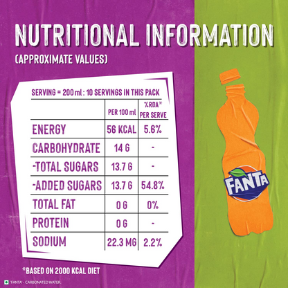 FANTA ORANGE 2.5Ltr