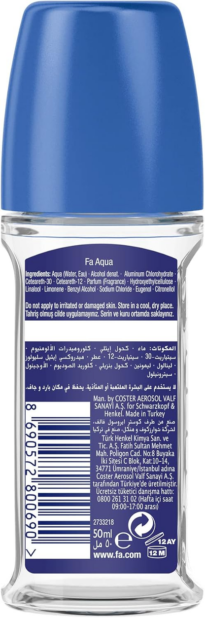 FA AQUA ROLL ON 50ml