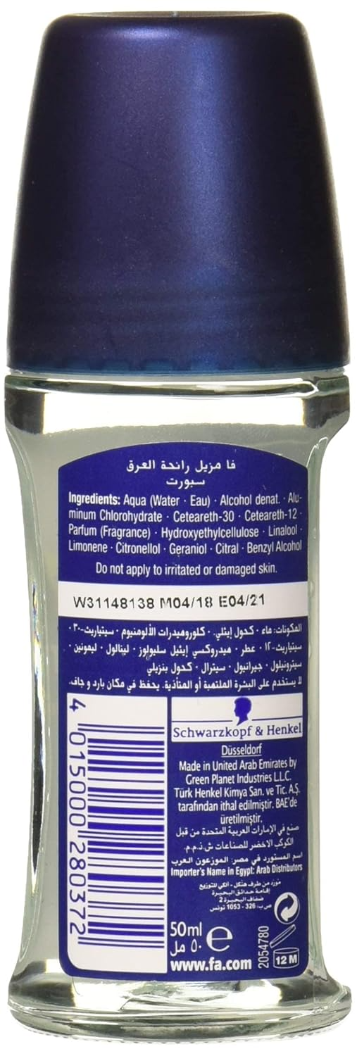 FA SPORT ROLL ON 50ml