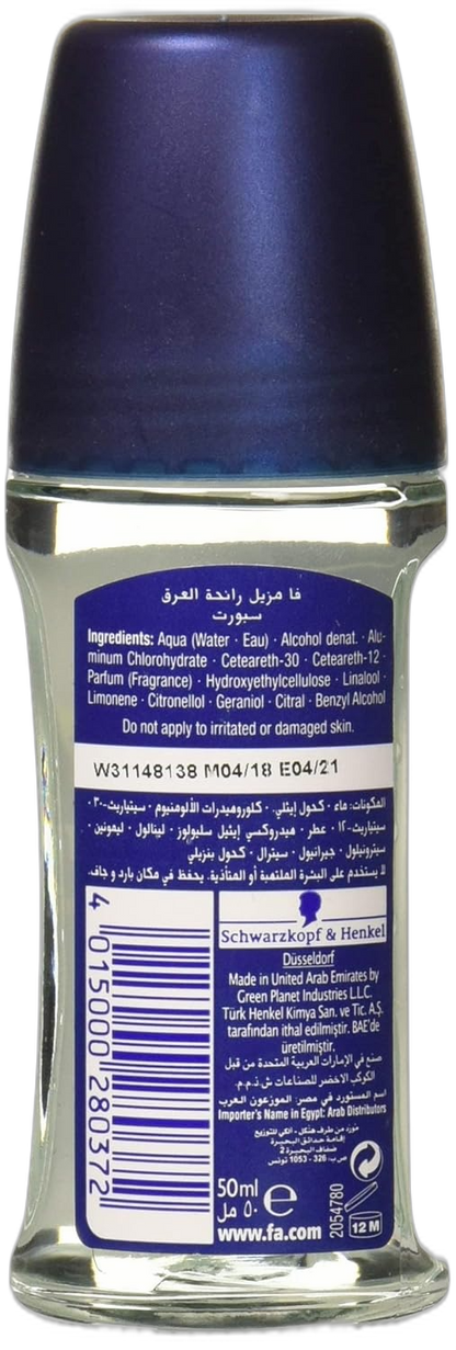 FA SPORT ROLL ON 50ml