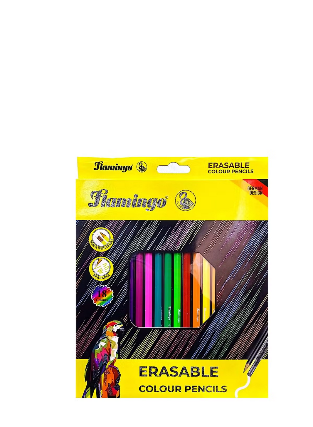 FLAMINGO COLOUR PENCIL 18Pcs
