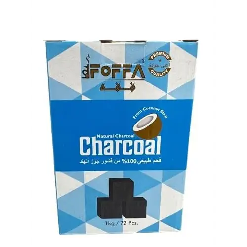 FOFFA CHARCOAL 1KG 72PCS