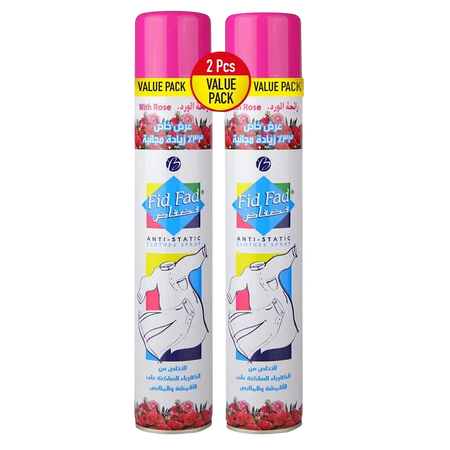 Fid Fad Anti-Static Clothes Spray, 2x300ml