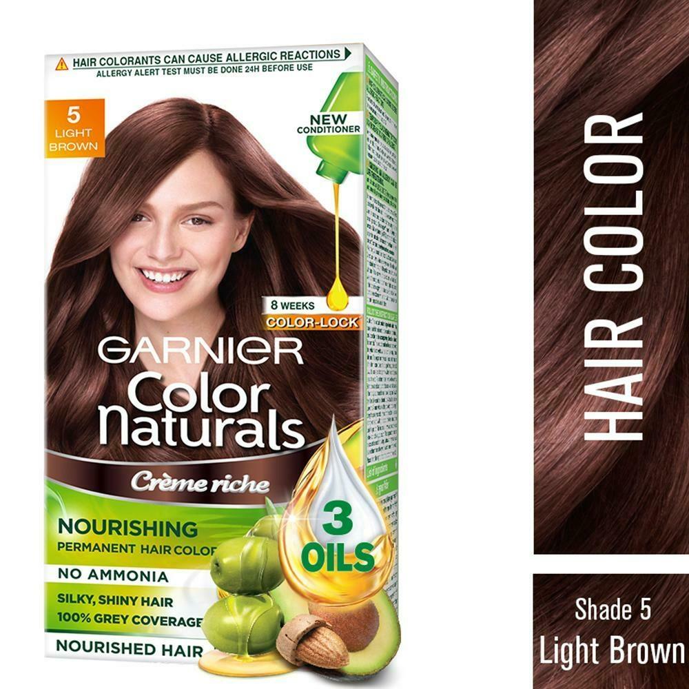 GARNIER HAIR COLOR 5 LIGHT BROWN
