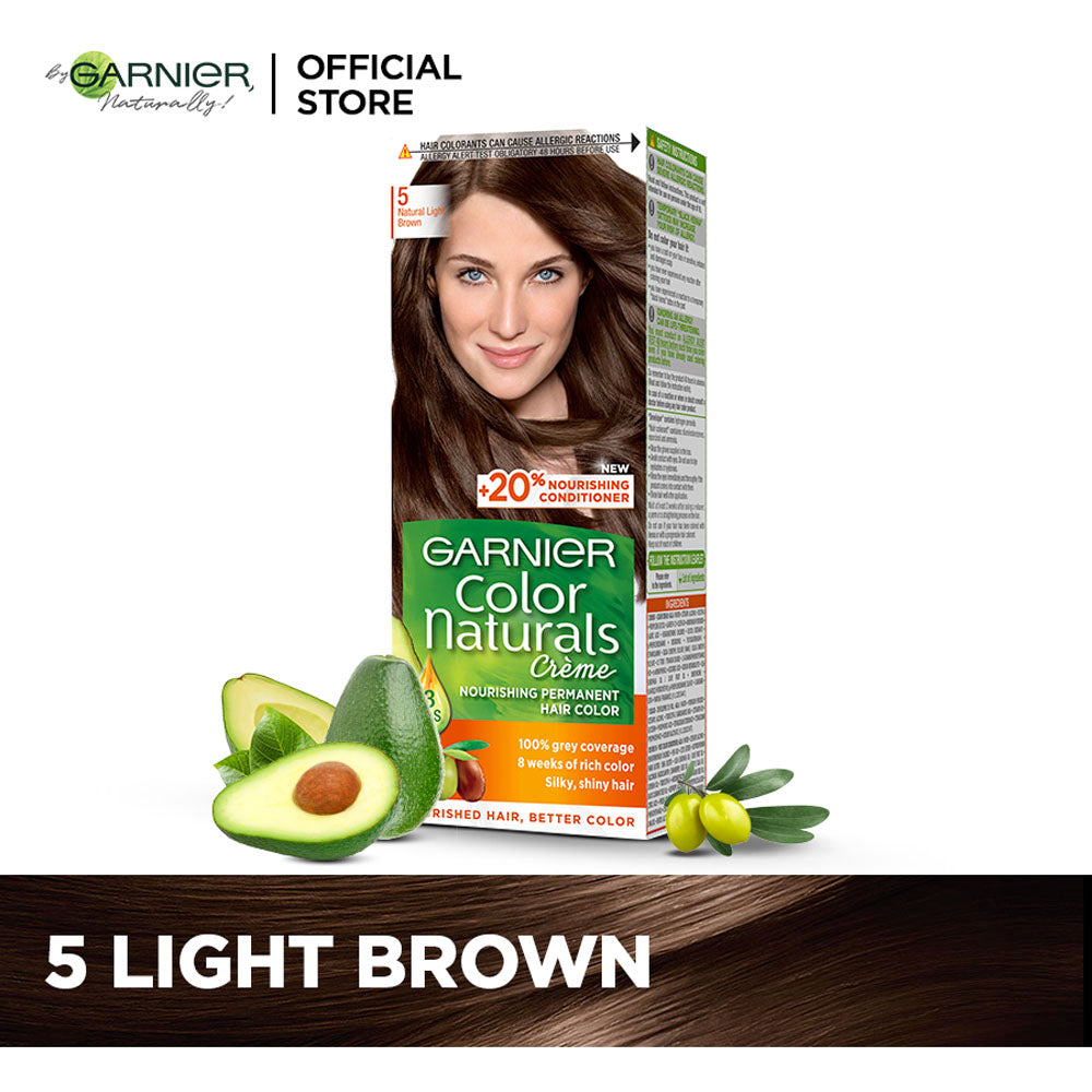 GARNIER HAIR COLOR 5 LIGHT BROWN