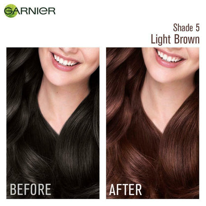 GARNIER HAIR COLOR 5 LIGHT BROWN