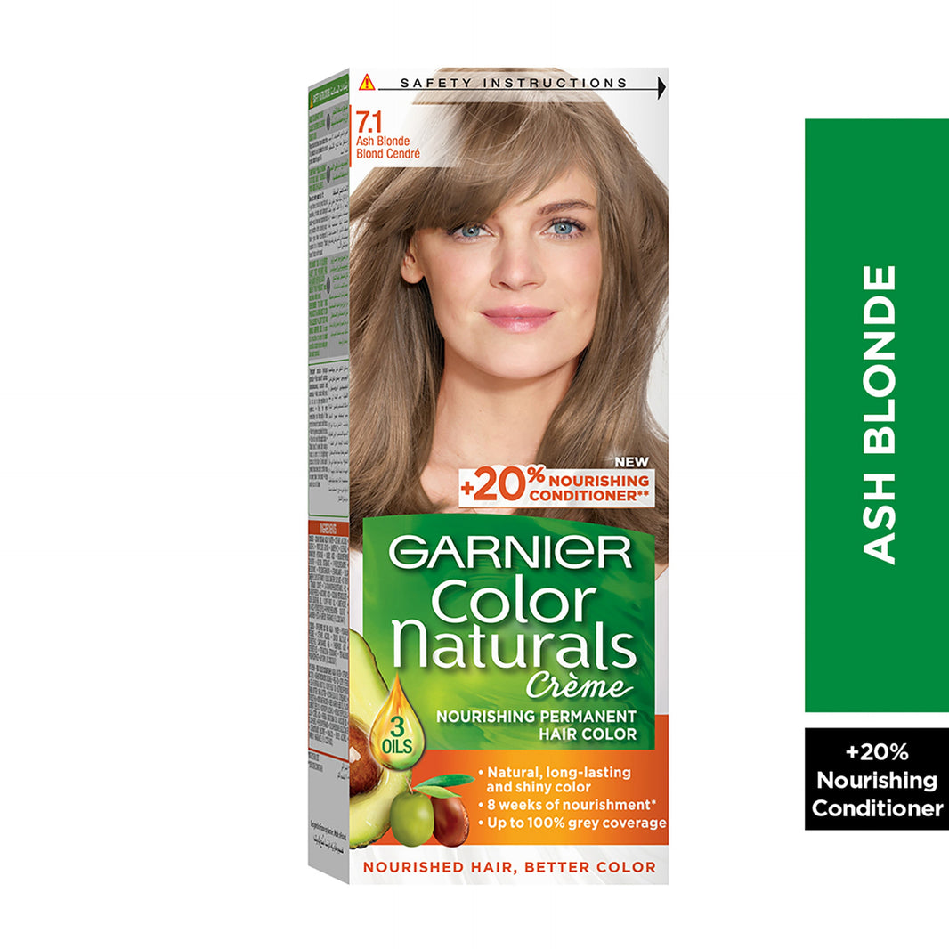 GARNIER HAIR COLOR 7.1 ASH BLONDE