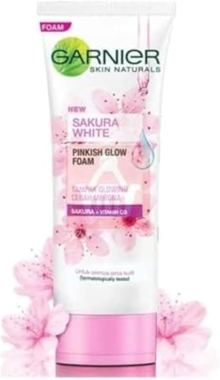 GARNIER SAKURA GLOW FACE WASH 100ml