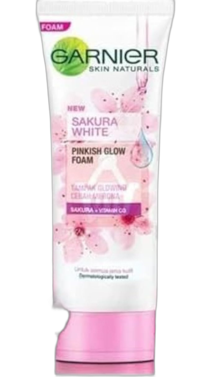 GARNIER SAKURA GLOW FACE WASH 100ml