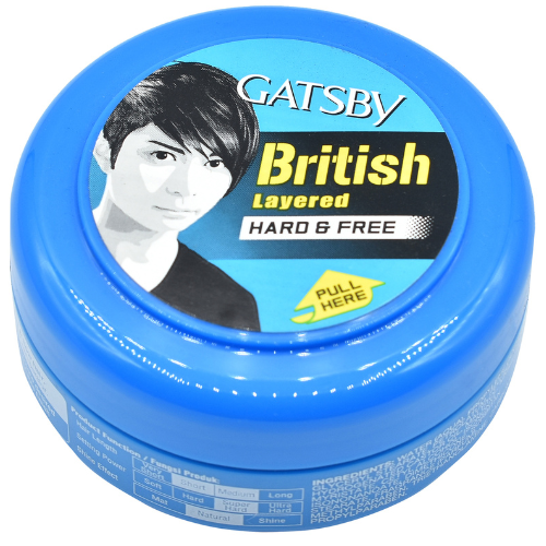 GATSBY BRITISH HAIR GEL HA/FR 75gm