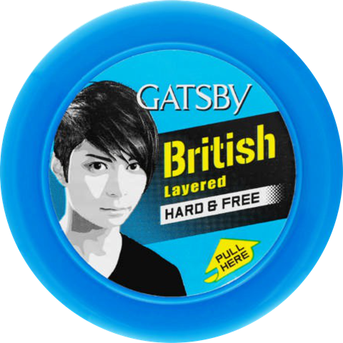 GATSBY BRITISH HAIR GEL HA/FR 75gm