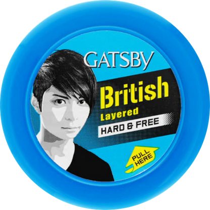 GATSBY BRITISH HAIR GEL HA/FR 75gm