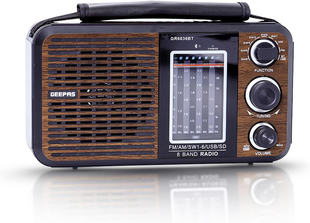 GEEPAS RADIO/MUSIC PLAYER GR6836BT