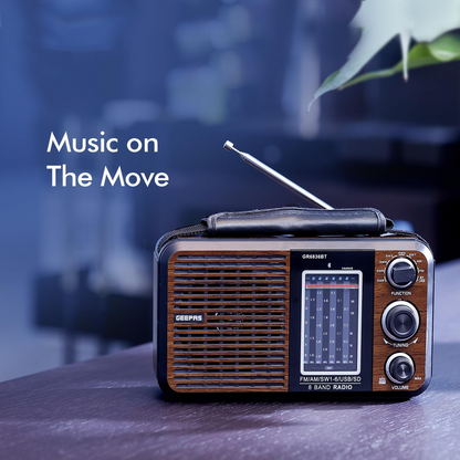 GEEPAS RADIO/MUSIC PLAYER GR6836BT