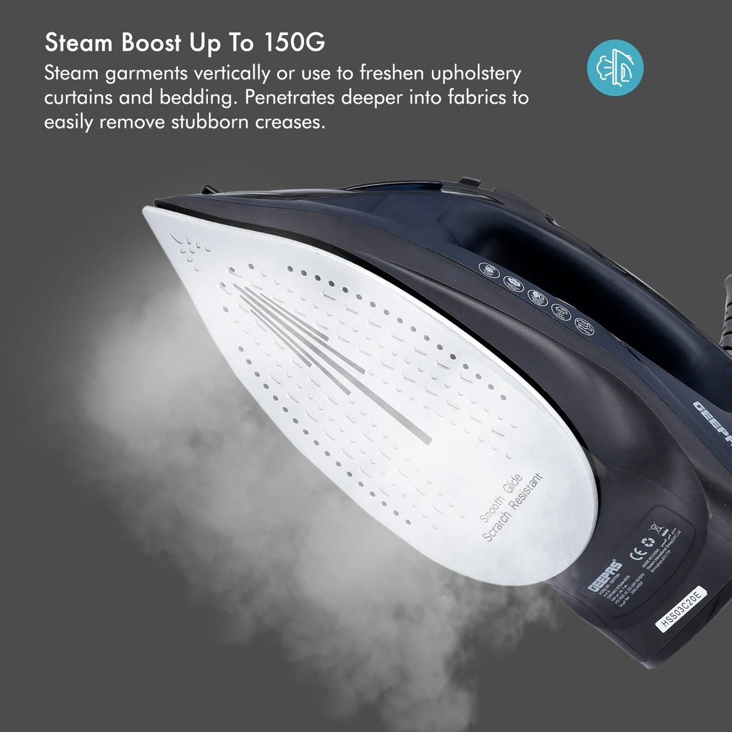 GEEPAS CERAMIC STEAM IRON GSI7703N