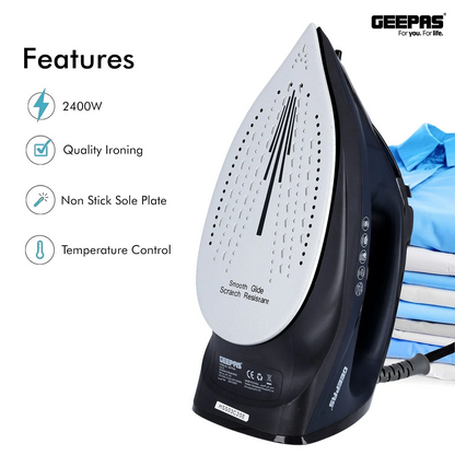 GEEPAS CERAMIC STEAM IRON GSI7703N