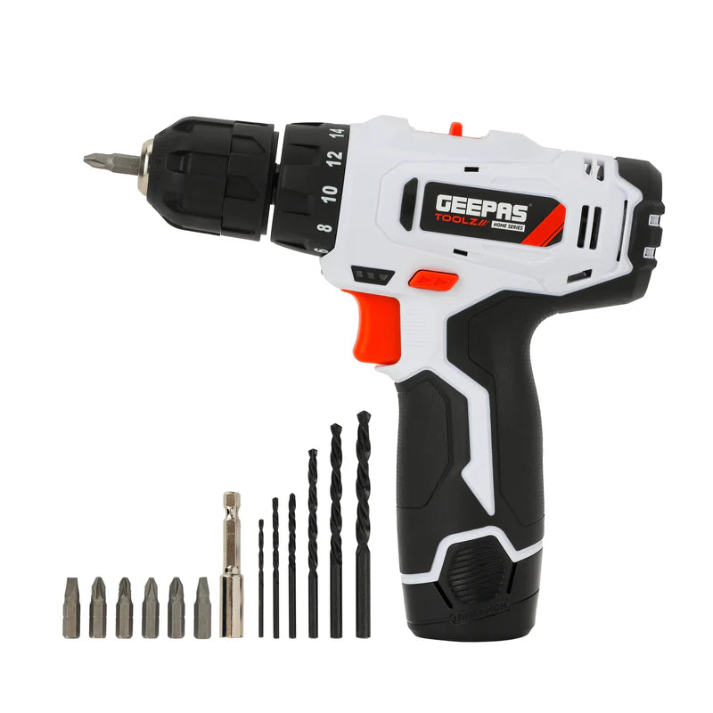 GEEPAS CORDLESS DRILL 12v GCD7628N