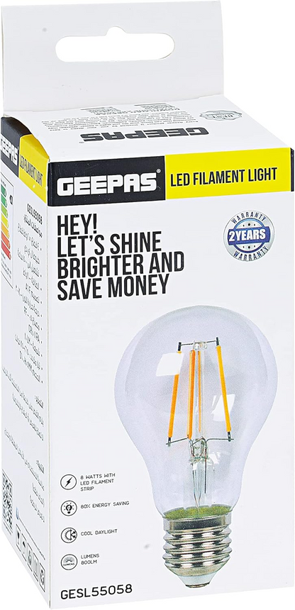 GEEPAS LED BULB 8W GESL55058