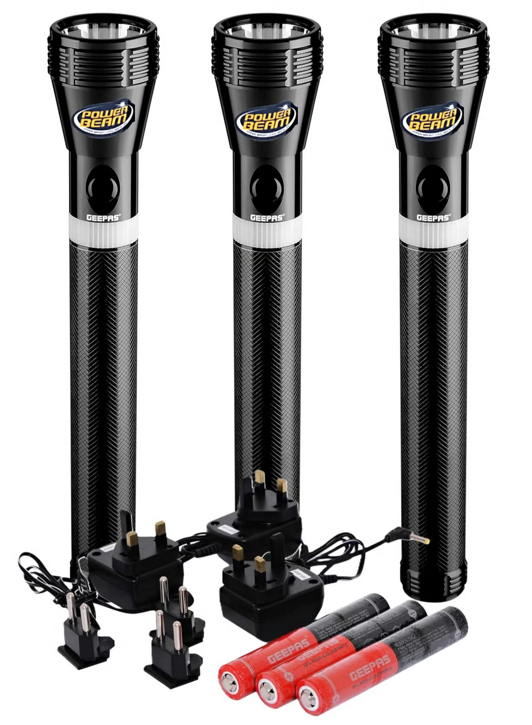 GEEPAS LED FLASHLIGHT 3pcs GFL4622N