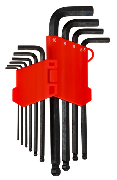 GEEPAS LONG HEX KEY SET 10pcs GT61178
