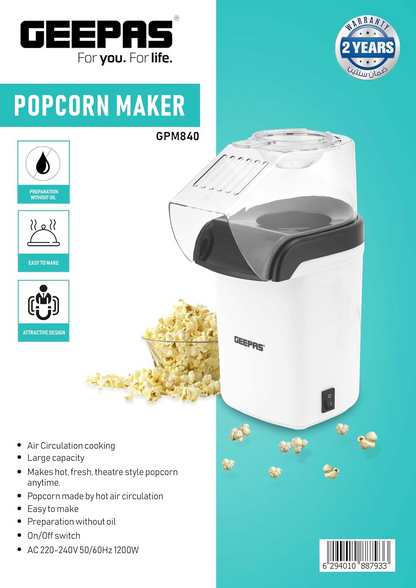 GEEPAS POPCORN MAKER GPM840