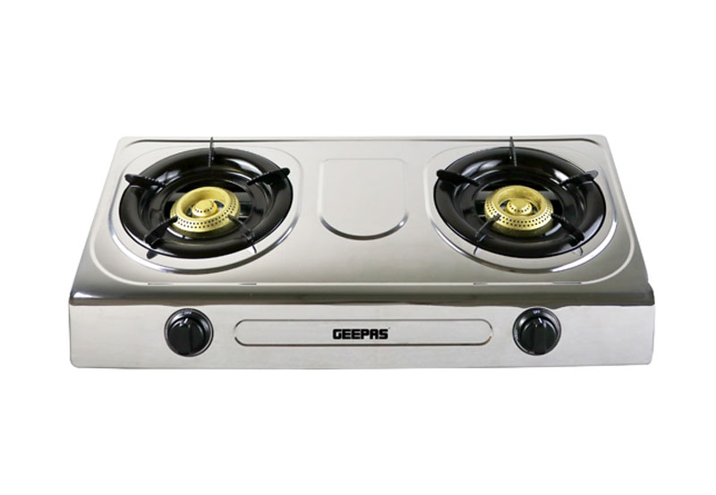 GEEPAS SS GAS COOKER 2-BURNER GK5605N