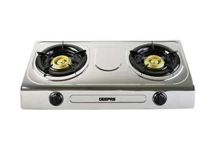 GEEPAS SS GAS COOKER 2-BURNER GK5605N