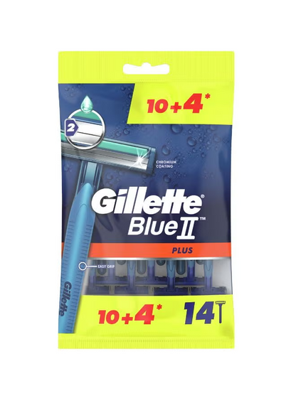 GILLETTE BLUE II RAZOR 10+4