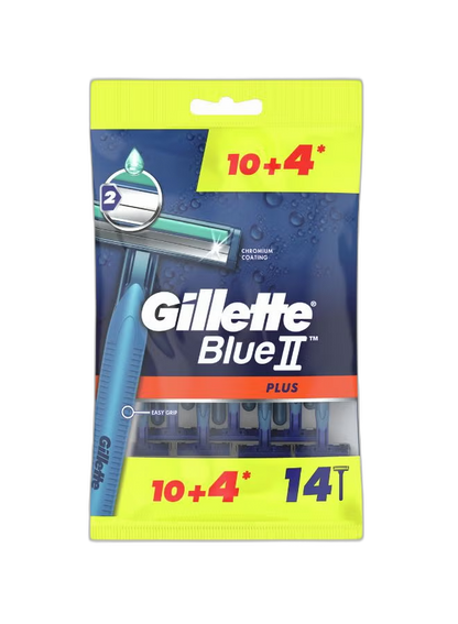 GILLETTE BLUE II RAZOR 10+4