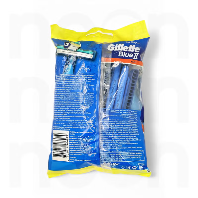 GILLETTE BLUE II RAZOR 10+4