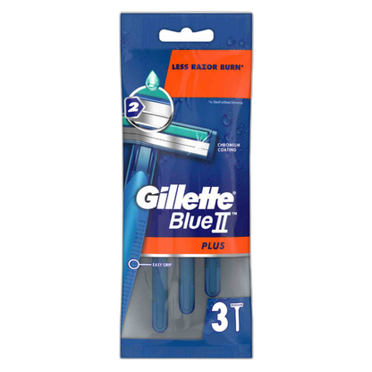 GILLETTE BLUE RAZOR 3pcs