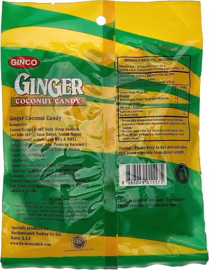 GINCO GINGER CCNUT CANDY 160gm
