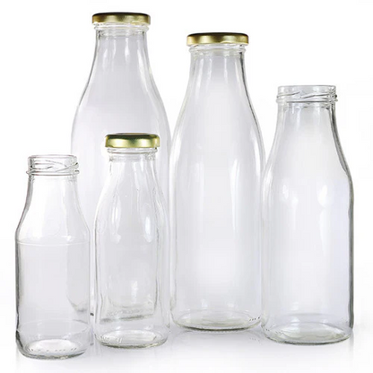 GLASS BOTTLE W/STEEL LID LEM70200
