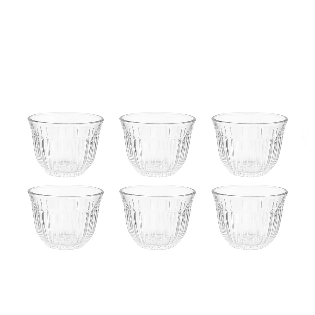 GLASS CAWA CUP 6pcs OCC106