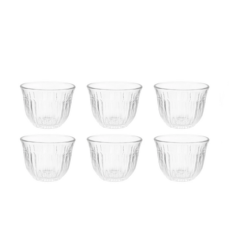 GLASS CAWA CUP 6pcs OCC106
