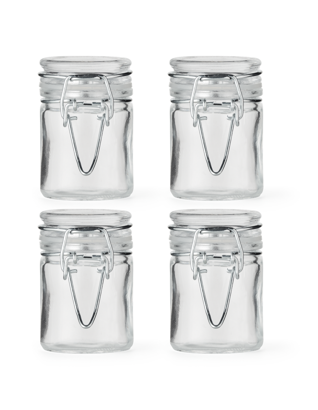 GLASS SPICE JAR 4pcs 92689-7