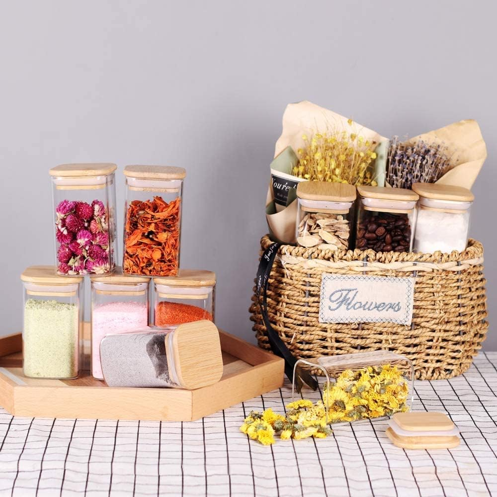 GLASS SPICE JAR 92665-20,92664-14