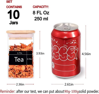 GLASS SPICE JAR 92665-20,92664-14
