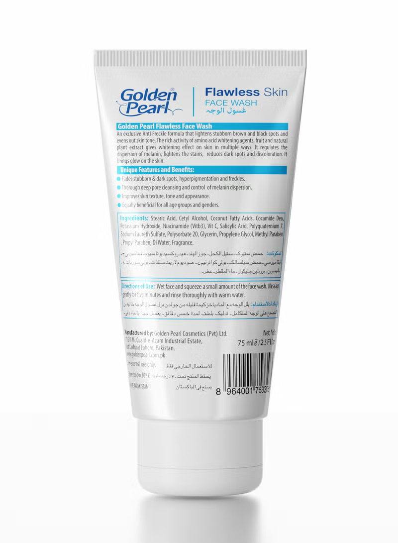 GOLDEN PEARL FLAWLESS SKIN FACE WASH 75ML