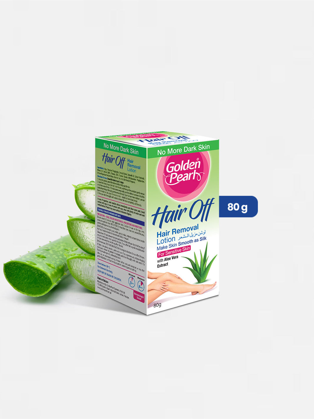 GOLDEN PEARL HAIR REMOVAL LOTION ALOE 80G