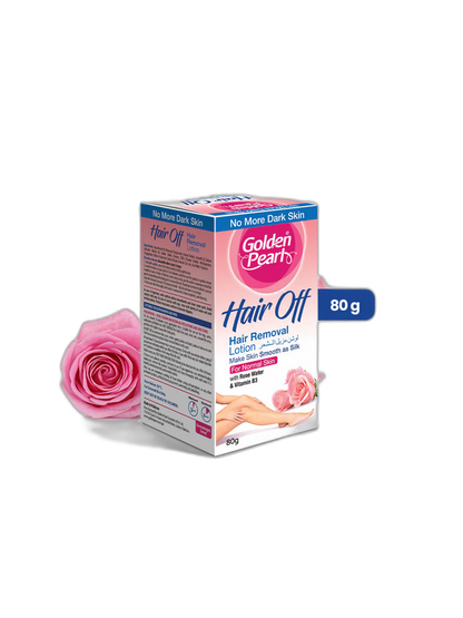 GOLDEN PEARL HAIR REMOVAL LOTION ROSE 80G