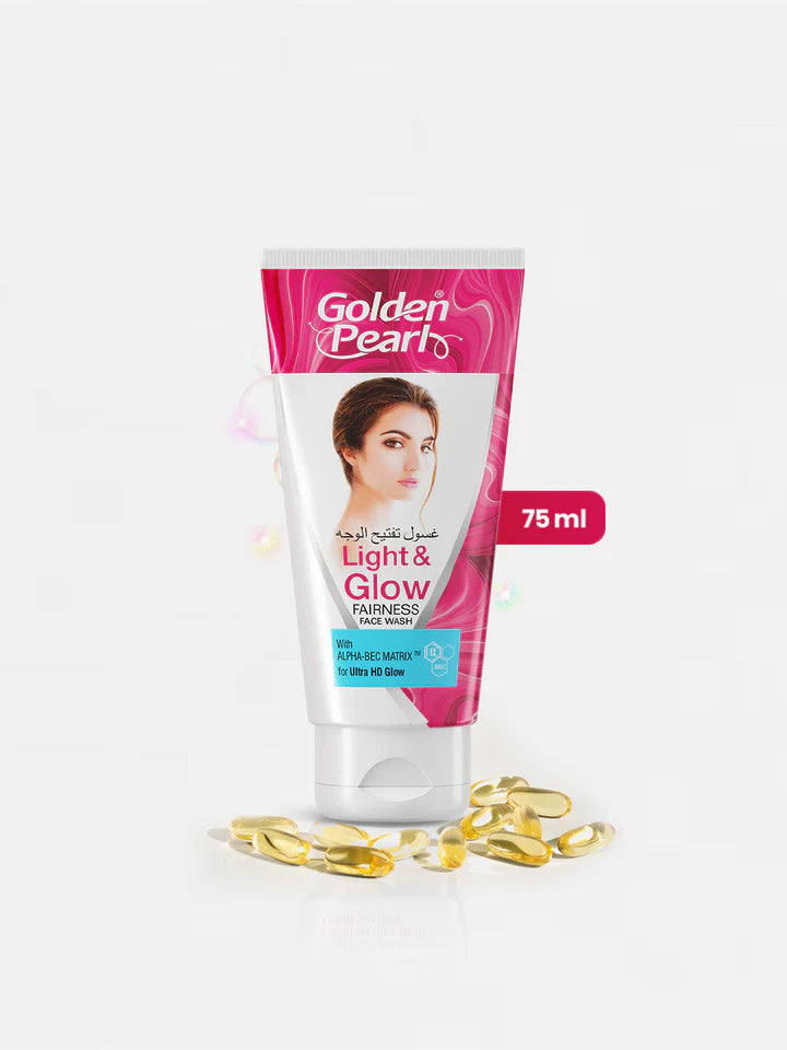 GOLDEN PEARL LIGHT & GLOW FACE WASH 75ML