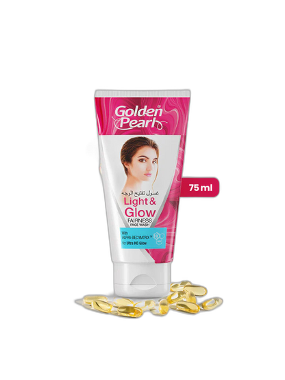 GOLDEN PEARL LIGHT & GLOW FACE WASH 75ML