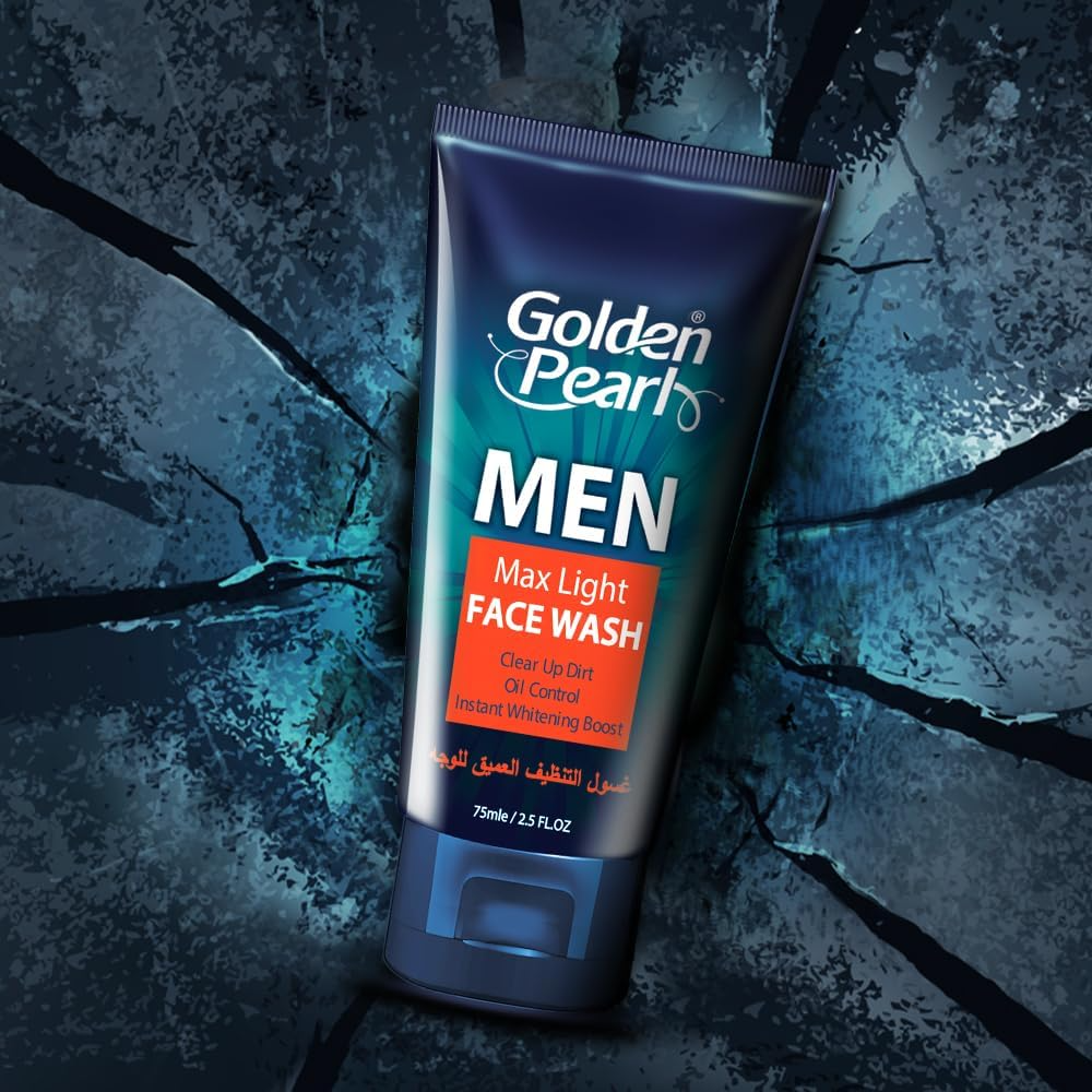 GOLDEN PEARL MENS FACE WASH 75ml