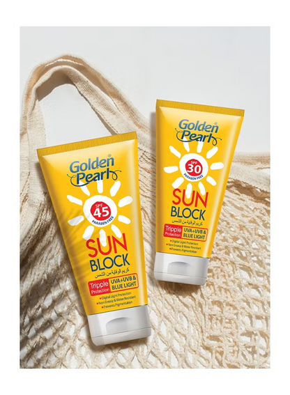 GOLDEN PEARL SUN BLOCK CREAM 60ml 45SPF