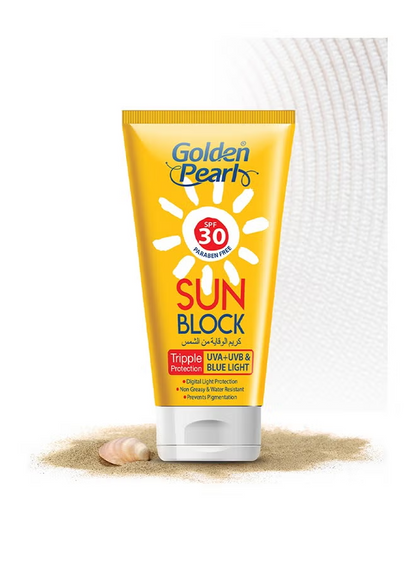 GOLDEN PEARL SUN BLOCK CREAM 60ml 45SPF